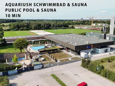 Der Swimmingpool an oder in der Nähe von Viel Platz und Ruhe für 4 am Valentins-Park