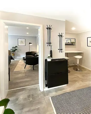 Grundriss der Unterkunft Modernes City Apartment