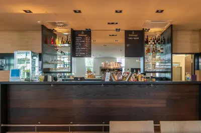 Lounge oder Bar in der Unterkunft Star G Hotel Premium München Domagkstraße