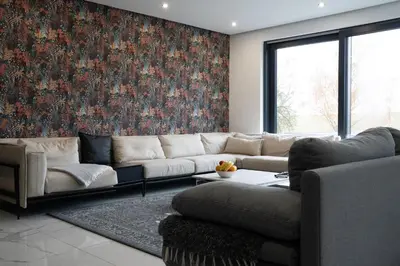 Ein Sitzbereich in der Unterkunft Luxury Loft I Pool, Whirlpool & Sauna I Close to Munich