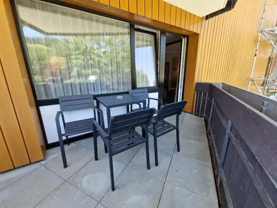 Ein Balkon oder eine Terrasse in der Unterkunft Ferienappartment Marianne