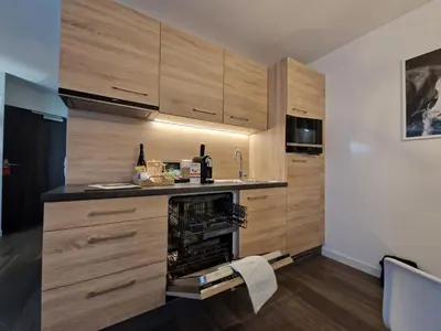 Küche/Küchenzeile in der Unterkunft Ferienappartment Marianne