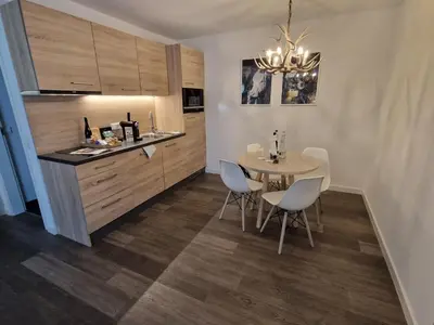 Küche/Küchenzeile in der Unterkunft Ferienappartment Marianne
