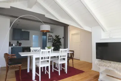 Küche/Küchenzeile in der Unterkunft Tolle Ferienwohnung in Prien am Chiemsee