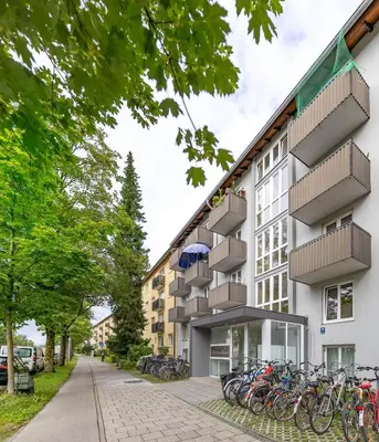 Das Gebäude in dem sich die Ferienwohnung befindet