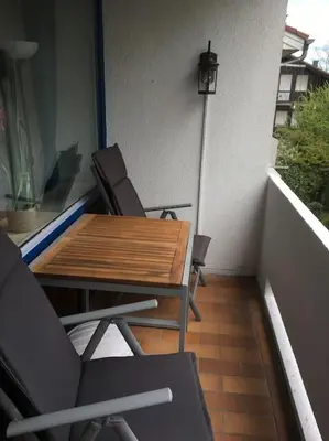 Ein Balkon oder eine Terrasse in der Unterkunft Ferienwohnung Filli mit Sauna und Pool im Haus