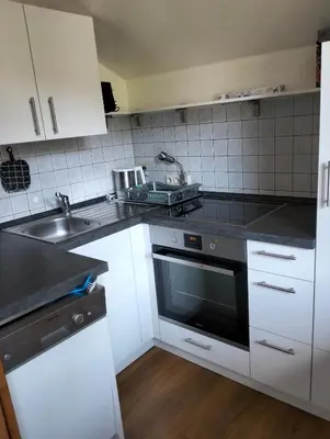 Küche/Küchenzeile in der Unterkunft Fewo Schanzenblick und Fewo am Kaiser in der FWA Oberaudorf