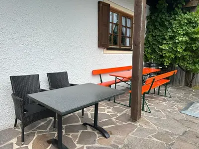 Ein Patio oder anderer Außenbereich in der Unterkunft Seeoase