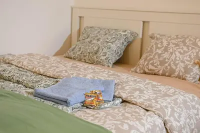 Ein Bett oder Betten in einem Zimmer der Unterkunft Nicht inseriert