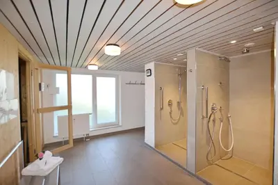 Ein Badezimmer in der Unterkunft ChiemseeTraum