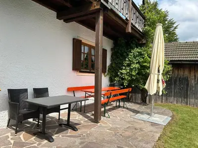 Ein Garten an der Unterkunft Seerose - b66447