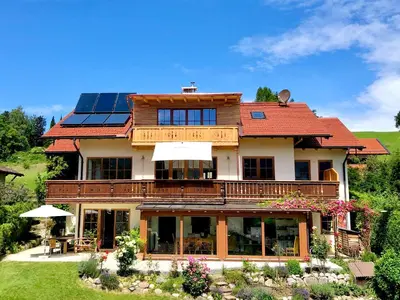 Das Gebäude in dem sich die Ferienwohnung befindet