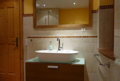 Ein Badezimmer in der Unterkunft Apartment Sonnenfeld