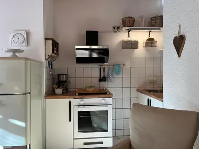 Küche/Küchenzeile in der Unterkunft Apartment Sachrang