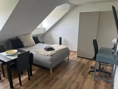 Ein Sitzbereich in der Unterkunft Binderhof