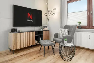 TV/Unterhaltungsangebot in der Unterkunft FENJOY Design Studio Apartment