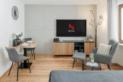 TV/Unterhaltungsangebot in der Unterkunft FENJOY Design Studio Apartment