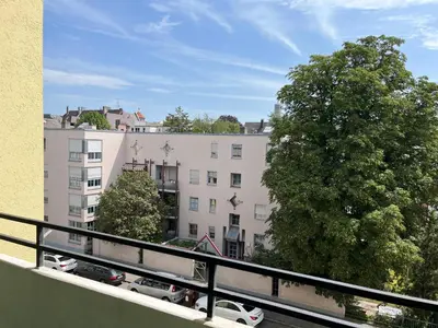 Ein Balkon oder eine Terrasse in der Unterkunft Leo Flat