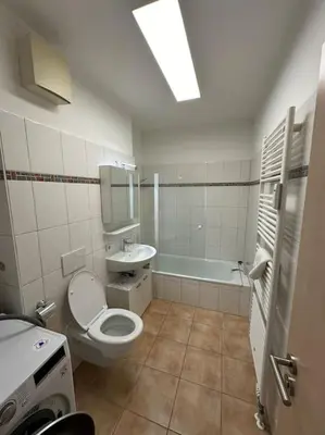 Ein Badezimmer in der Unterkunft Kirschbaum Apartment