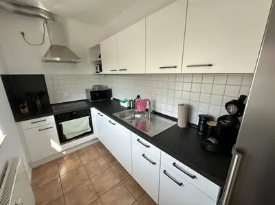 Küche/Küchenzeile in der Unterkunft Kirschbaum Apartment