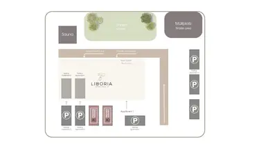 Grundriss der Unterkunft ღLIBORIA I Loft am Riegsee