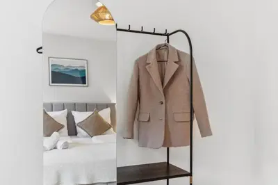 Ein Bett oder Betten in einem Zimmer der Unterkunft Casa Primavera - Stadtvilla mitten in Miesbach
