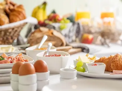 Essen im Hotel oder in der Nähe