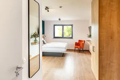 Ein Bett oder Betten in einem Zimmer der Unterkunft Hotel MY BASE