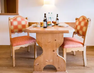 Getränke in der Unterkunft Fewo 12, Apartmenthaus an der Rottach