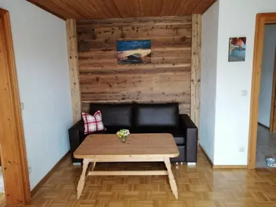 Ein Sitzbereich in der Unterkunft Ferienparadies Fuchsloch