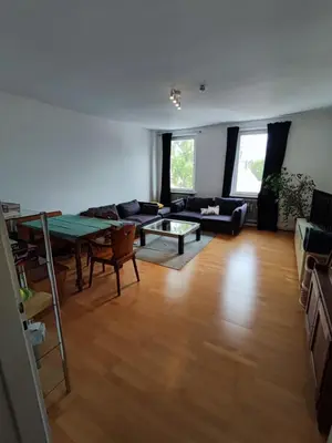 Ein Sitzbereich in der Unterkunft Altbau-Traum mit Riesen-Dachterrasse