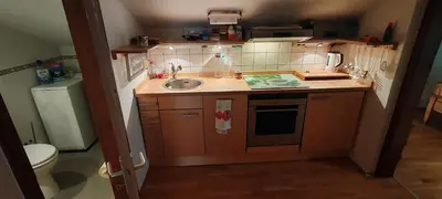 Küche/Küchenzeile in der Unterkunft Ferienwohnung Spitzingsattel