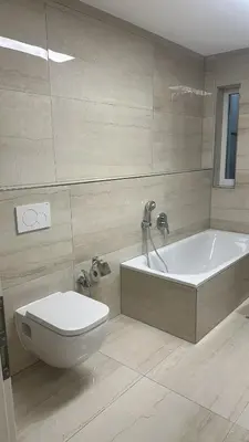 Ein Badezimmer in der Unterkunft Schönes Apartment mit Terrace