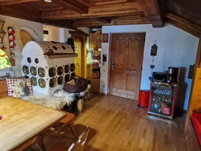 Küche/Küchenzeile in der Unterkunft Perfektes Alpenrefugium mit Hüttencharacter