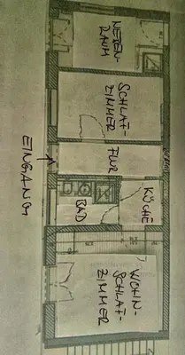 Grundriss der Unterkunft Ferienwohnung Aubach