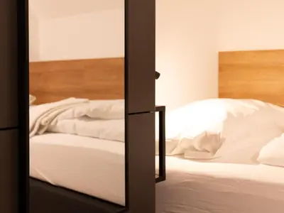 Ein Bett oder Betten in einem Zimmer der Unterkunft Brauhaus-Hostel König von Flandern