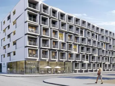 Das Gebäude in dem sich die Ferienwohnung befindet