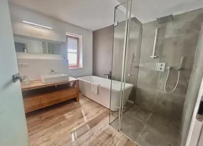 Ein Badezimmer in der Unterkunft Ferienhaus 