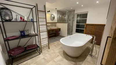 Ein Badezimmer in der Unterkunft Laimgruber Hof - Naturresidenz
