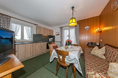 Küche/Küchenzeile in der Unterkunft Ferienwohnung Nr1