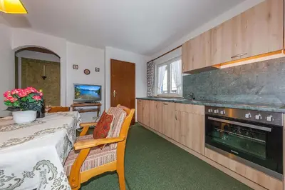 Küche/Küchenzeile in der Unterkunft Ferienwohnung Nr1
