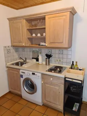 Küche/Küchenzeile in der Unterkunft Ruhige Ferienwohnung in Bad Tölz