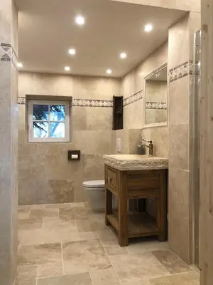 Ein Badezimmer in der Unterkunft Ferienwohnung Welschenkramer