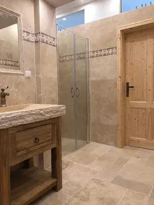 Ein Badezimmer in der Unterkunft Ferienwohnung Welschenkramer