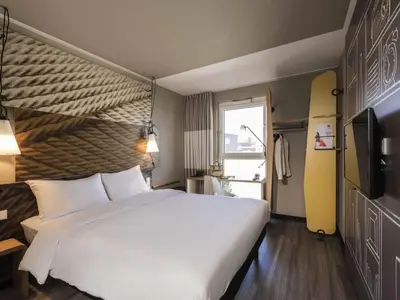 Ein Bett oder Betten in einem Zimmer der Unterkunft Ibis Muenchen City Ost