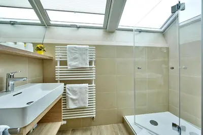 Ein Badezimmer in der Unterkunft Ferienwohnung Wittmann