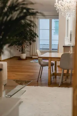 Grundriss der Unterkunft Ferienwohnung Jelen - Kaffee - Tee - Lichthof - 135 qm
