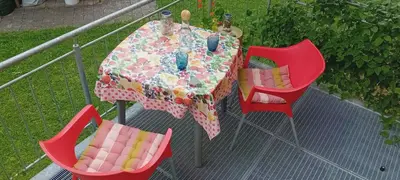Ein Garten an der Unterkunft Studio Orth