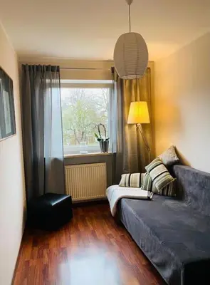 Ein Bett oder Betten in einem Zimmer der Unterkunft House with Garden 91sqm Munich-Airport-Freising