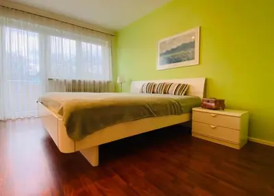 Ein Bett oder Betten in einem Zimmer der Unterkunft House with Garden 91sqm Munich-Airport-Freising